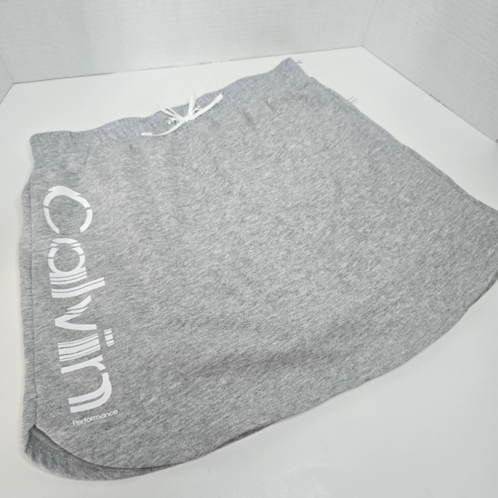 Calvin Klein Big Girls French Terry Lined Drawstring Skooter skirt